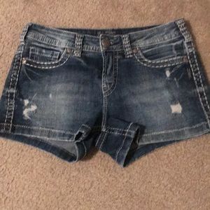 Size 10 Silver Aiko shorts
